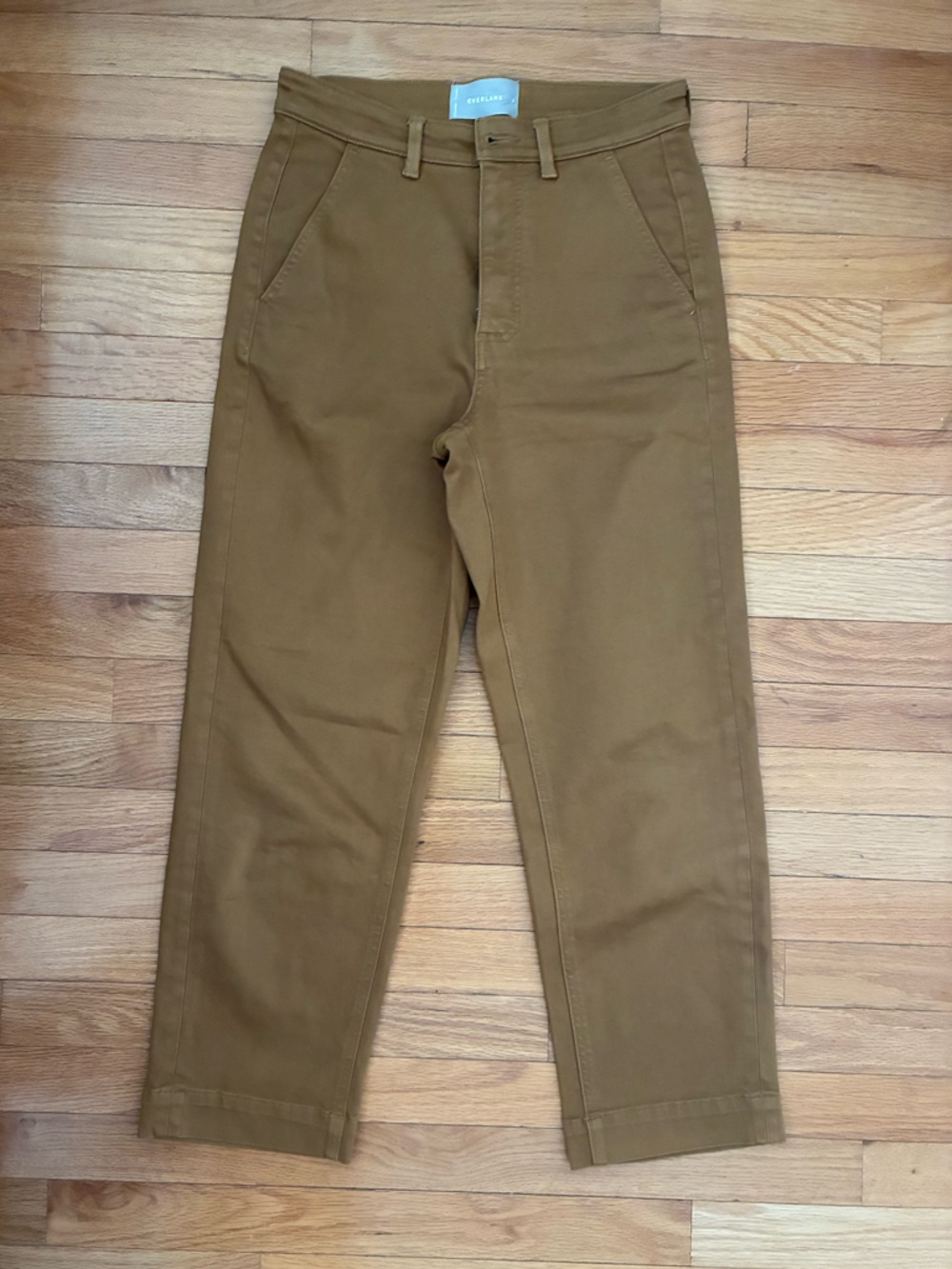 Everlane Pants in Warm Caramel Brown